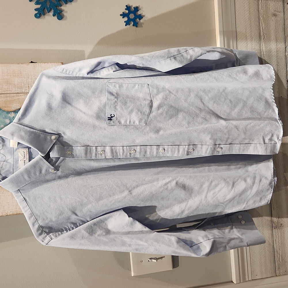 Mark Twain Elderwear Men's sz L wrinkle free Button down Shirt